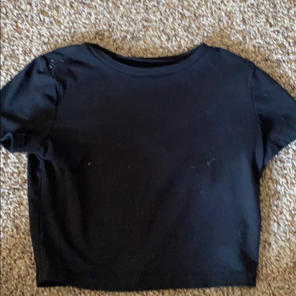 Black Crop Top
